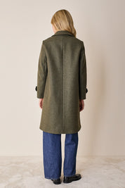 Cappotto stile loden in lana vergine