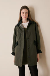 Giacca imbottita in cotone resinato