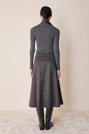 Gonna lunga con bottoni