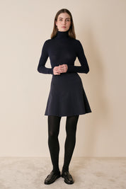 Gonna in jersey di lana