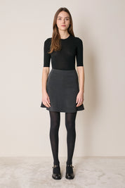 Gonna in jersey di lana