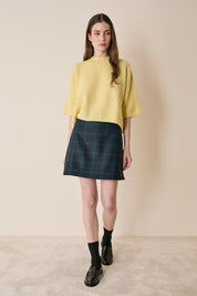 Gonna scozzese in lana vergine