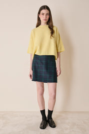 Gonna scozzese in lana vergine