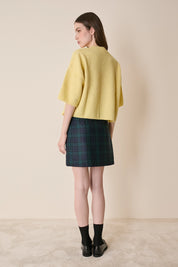 Gonna scozzese in lana vergine