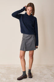 Box pleat skirt