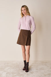 Box pleat skirt
