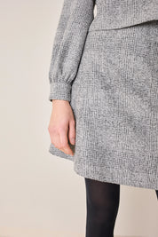 Virgin wool tartan skirt