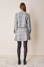 Virgin wool tartan skirt