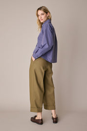 Camicia boxy in cotone