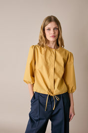 Camicia arricciata