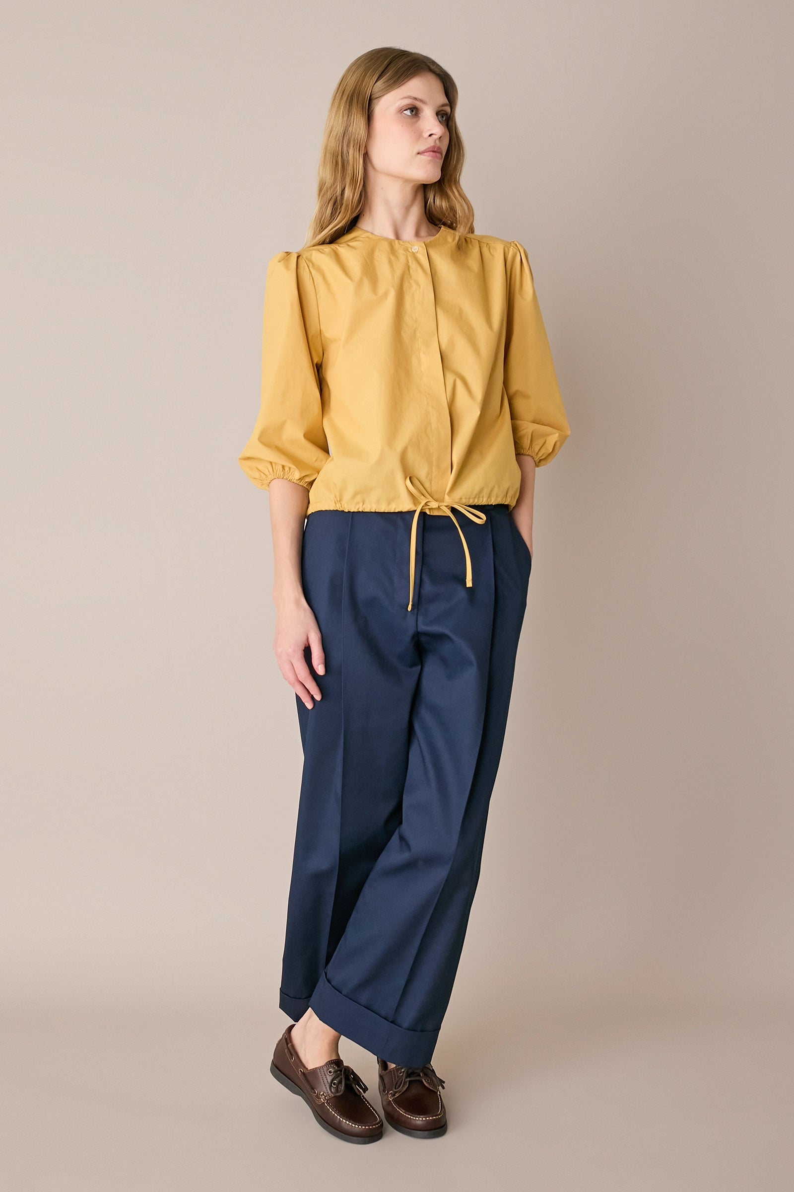 Camicia arricciata