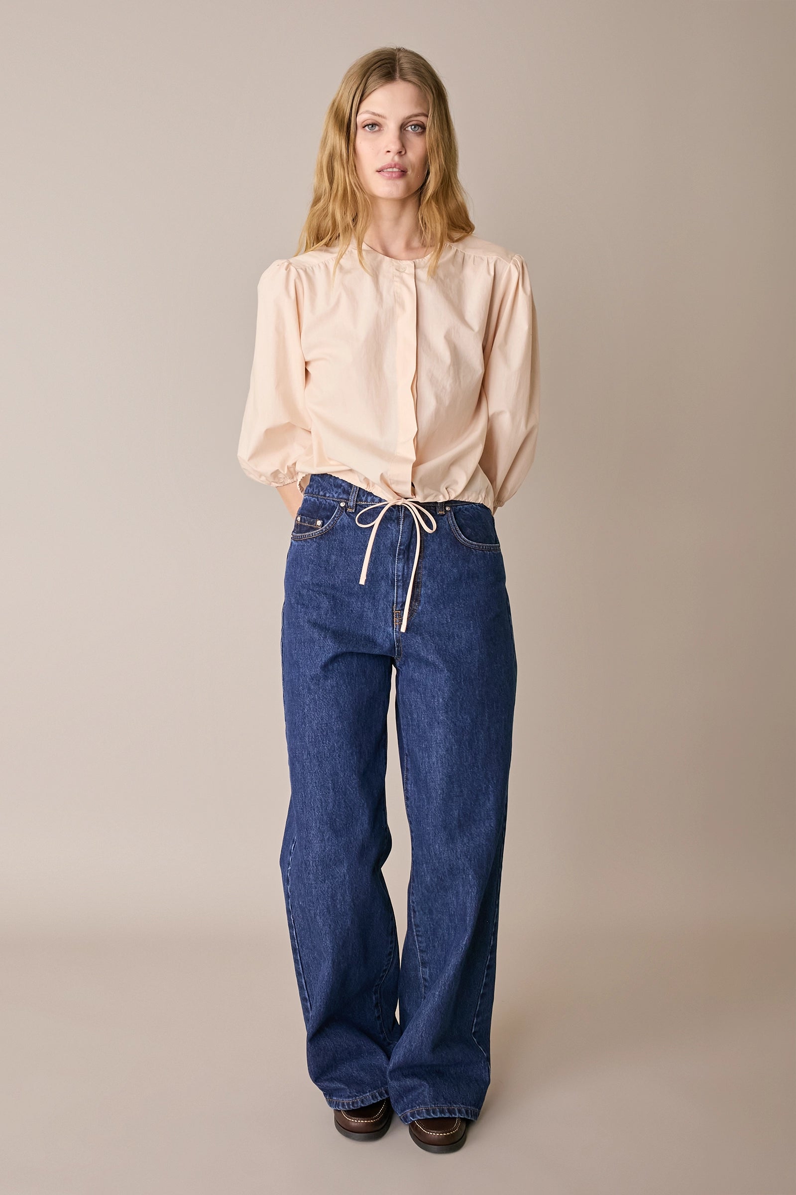 Camicia arricciata