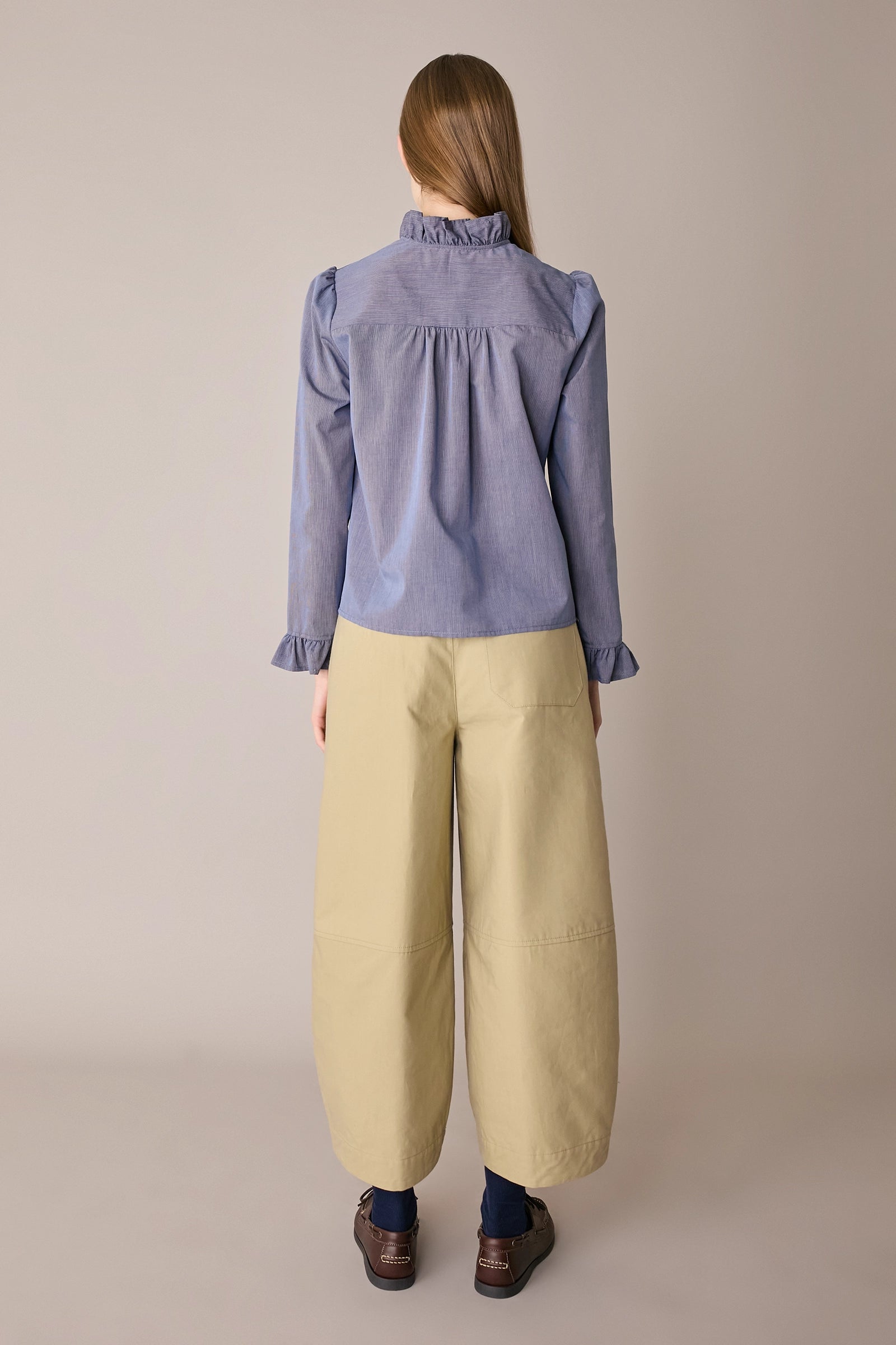 Camicia con volant