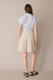 Camicia in lino con taschino
