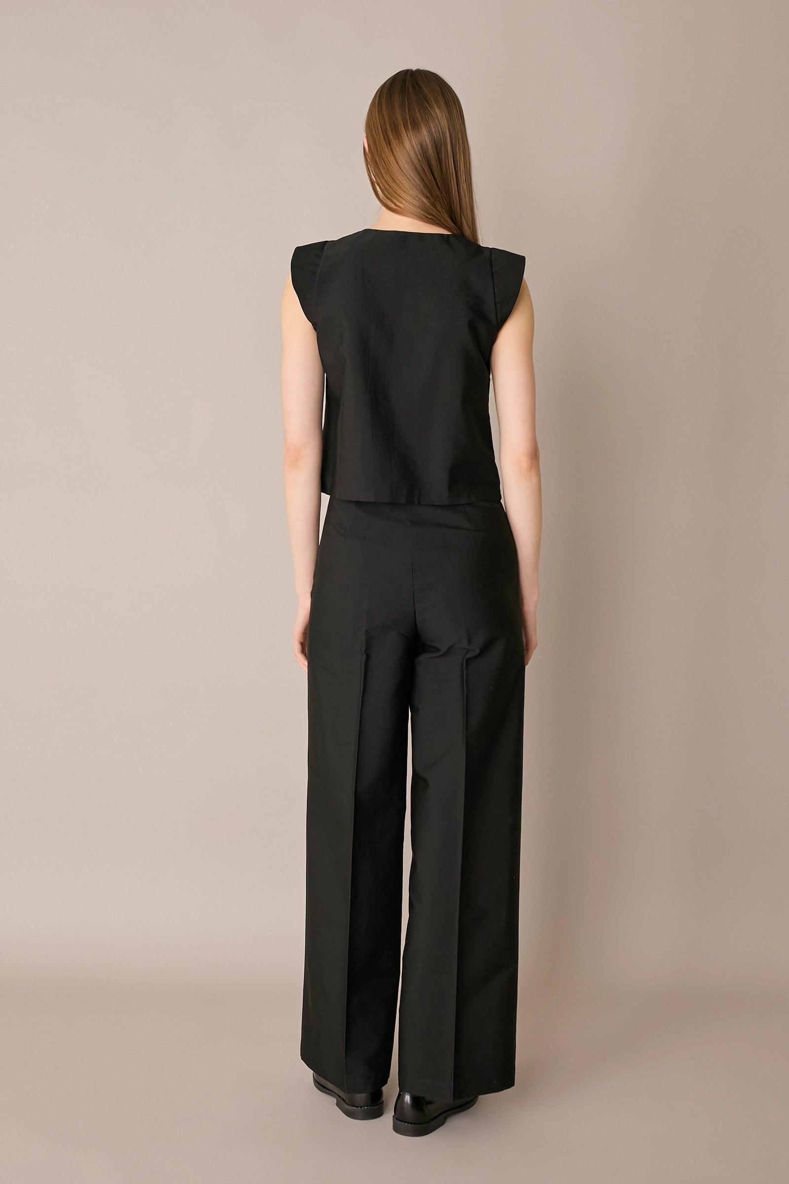 Camicia con maniche ad aletta