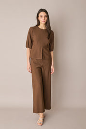 Top con spacco
