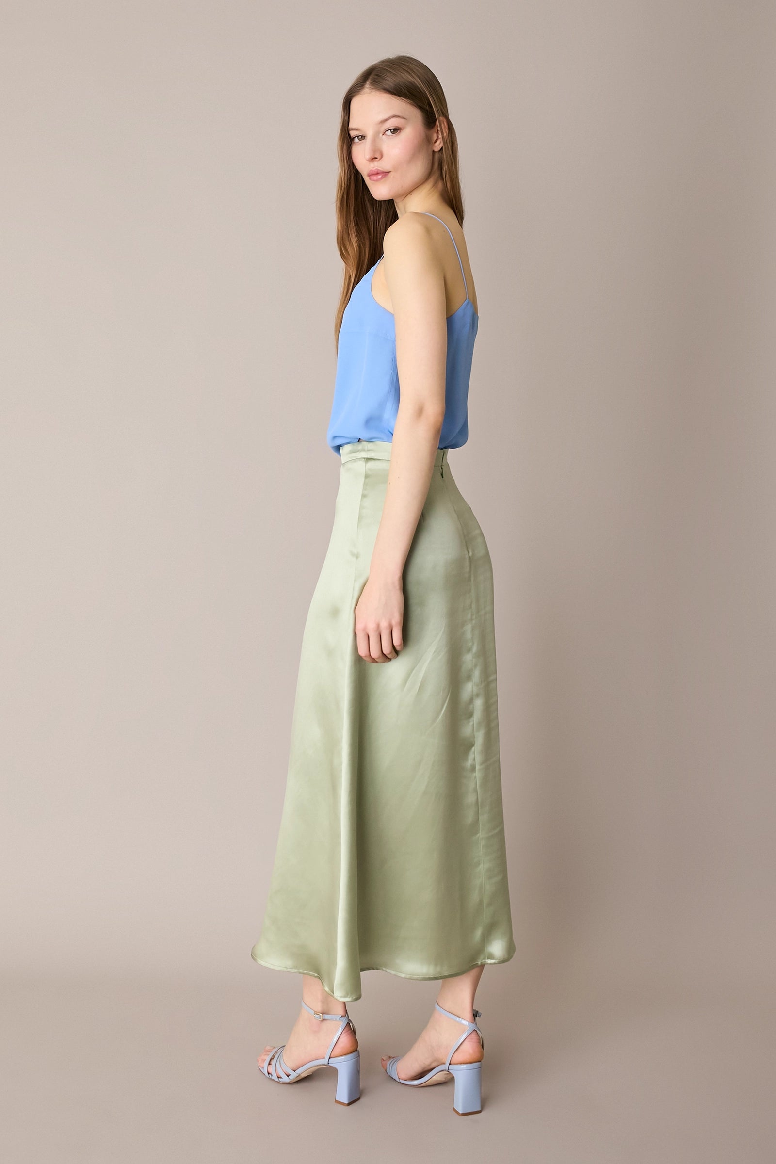 Top in blend di seta