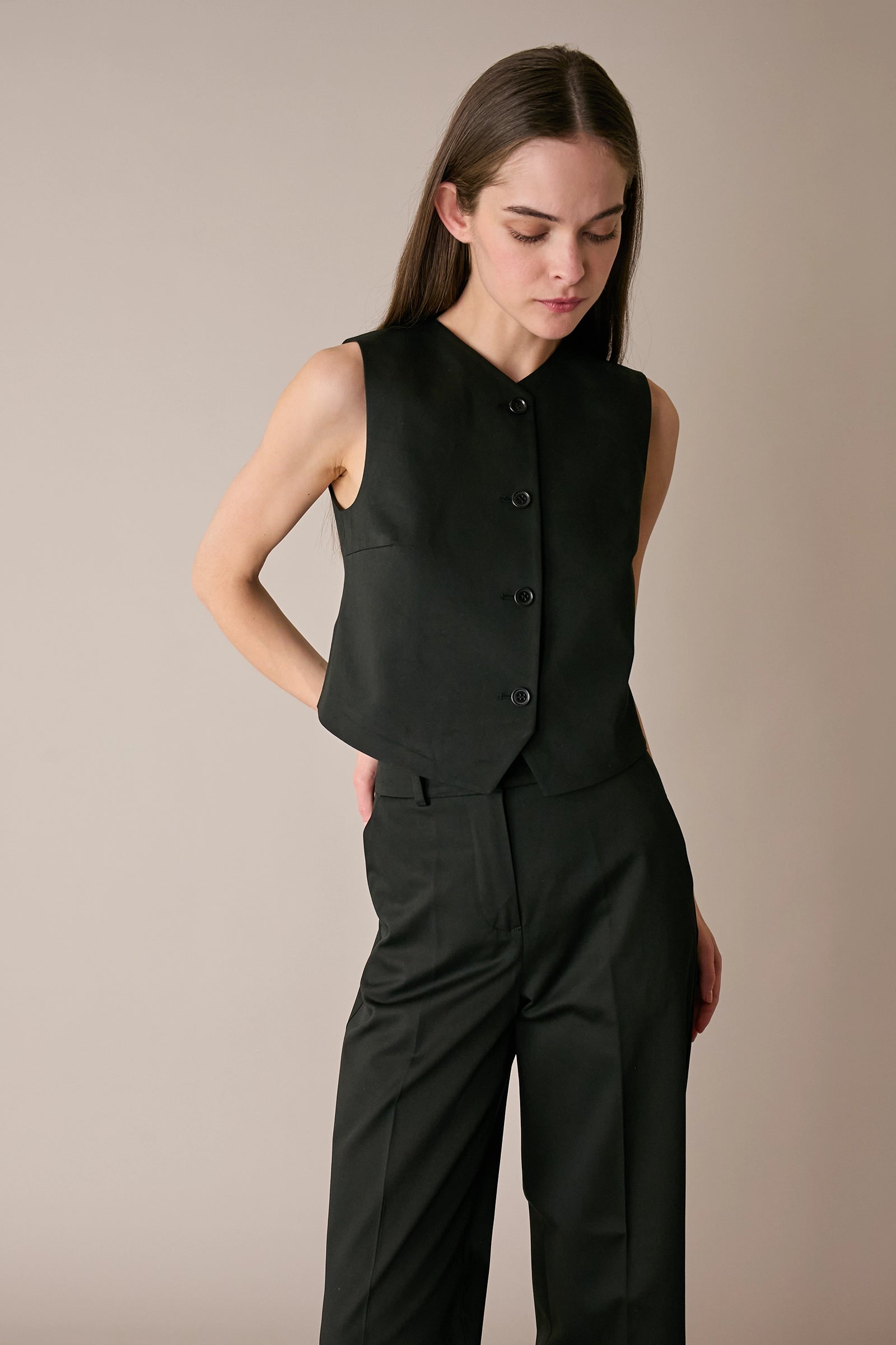 Gilet in cotone stretch