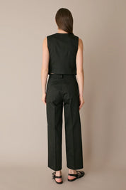 Pantaloni in cotone con cintura