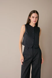 Gilet in cotone stretch