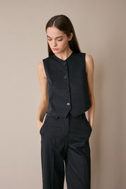 Gilet in cotone stretch