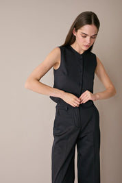 Gilet in cotone stretch