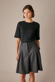 T-shirt in cotone con mezze maniche