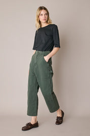 T-shirt in cotone con mezze maniche