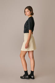 T-shirt in cotone con mezze maniche