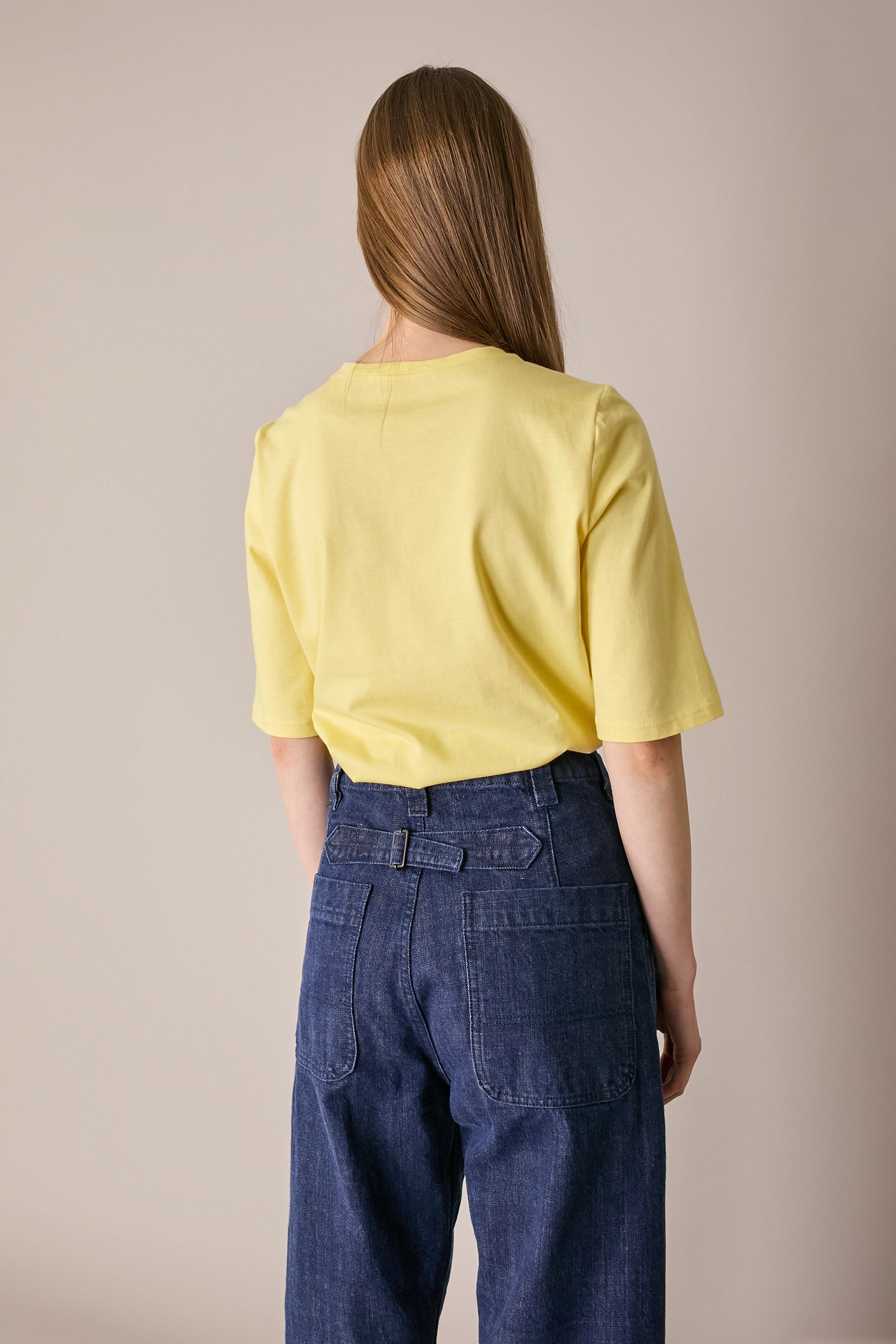T-shirt in cotone con mezze maniche