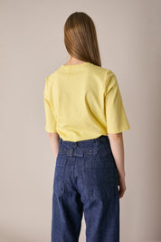 T-shirt in cotone con mezze maniche