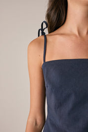 Abito in lino stretch