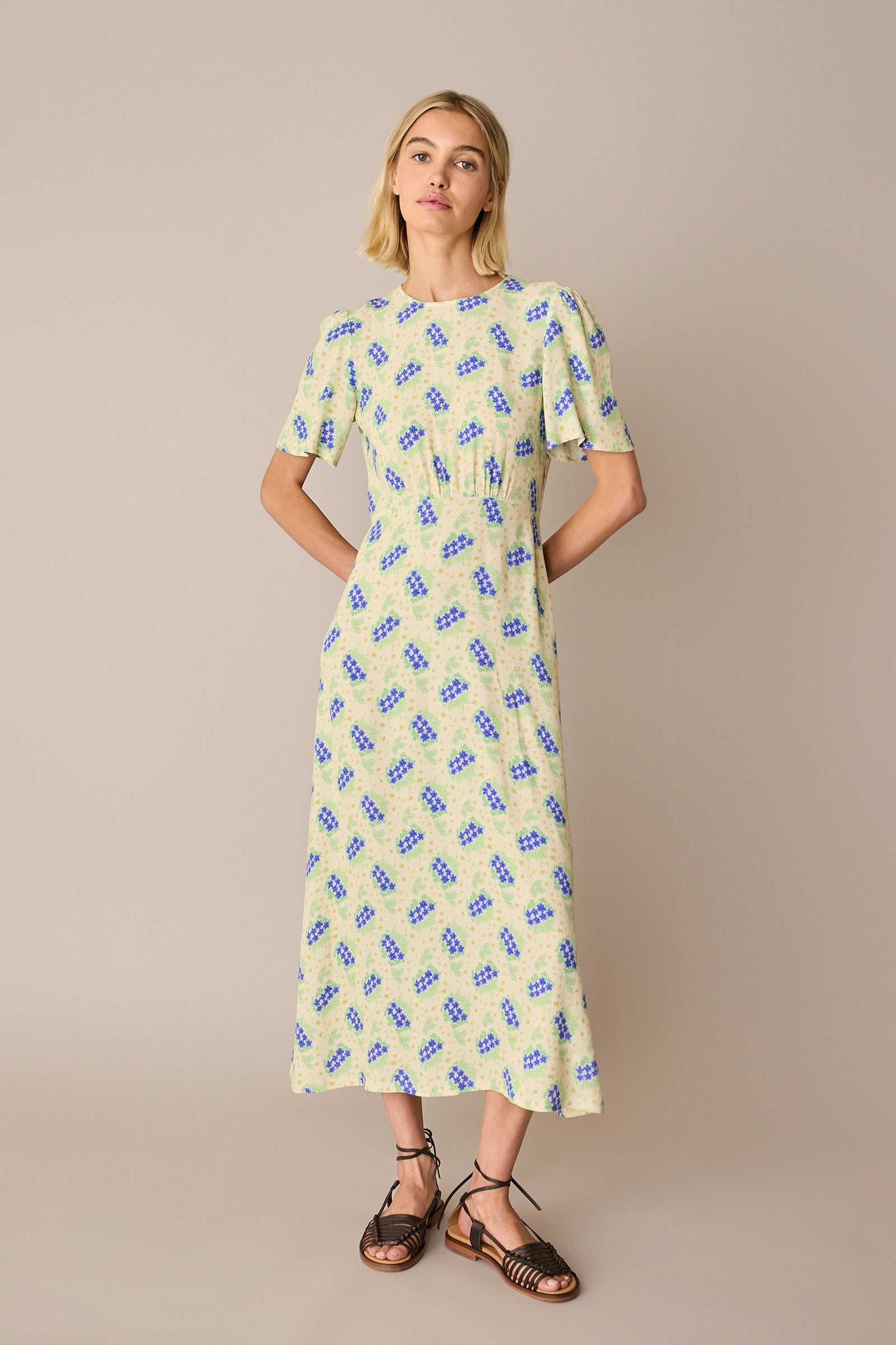 Floral midi dress
