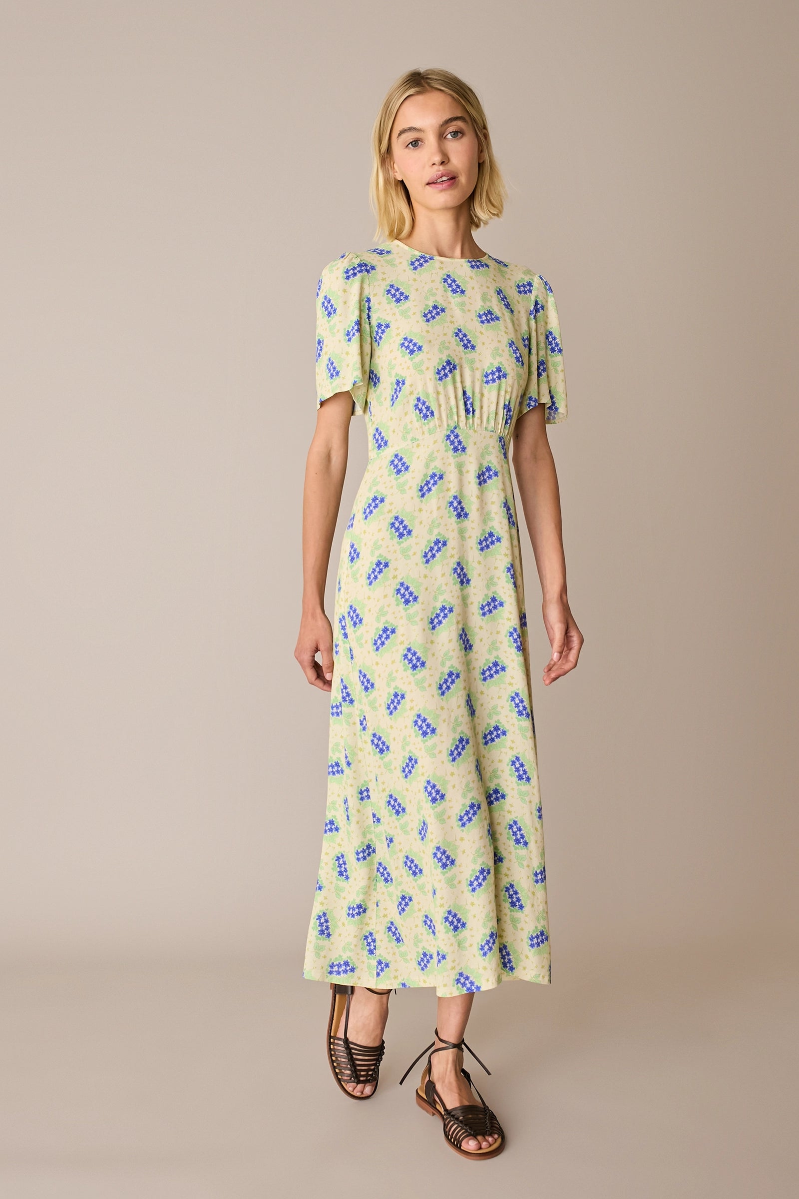Floral midi dress