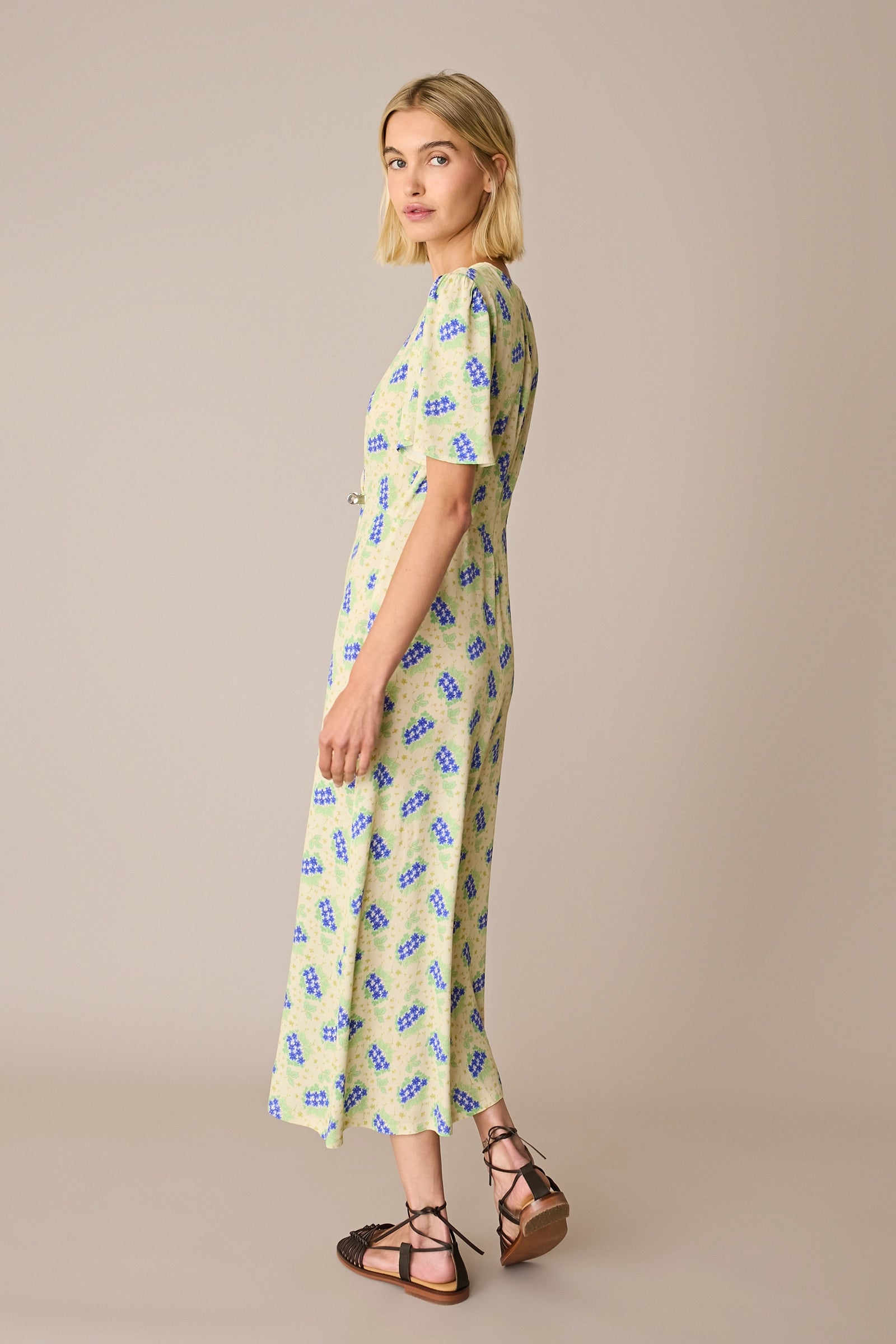 Floral midi dress