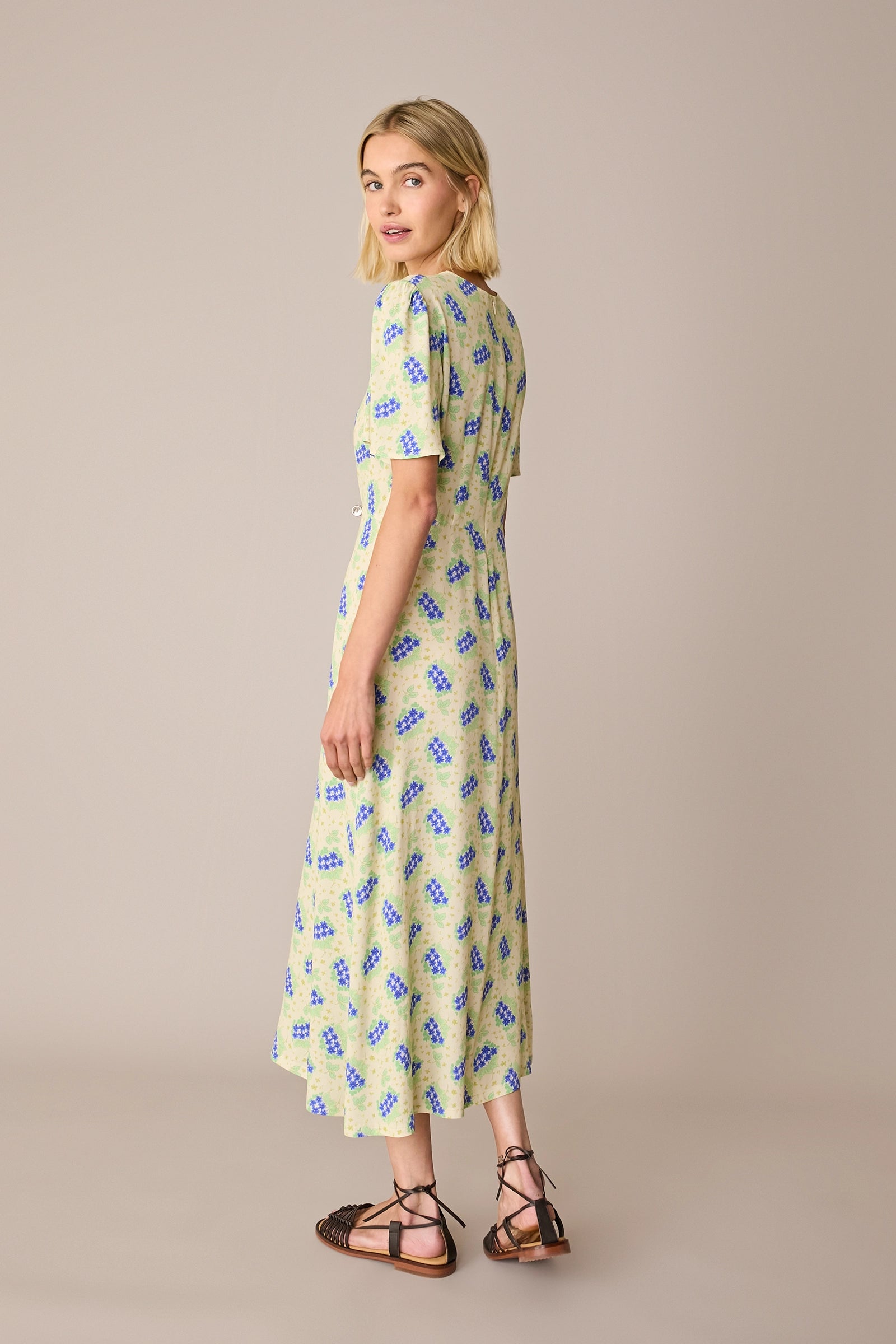 Floral midi dress