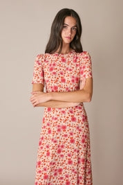 Floral midi dress