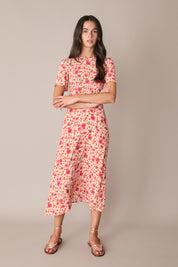 Floral midi dress