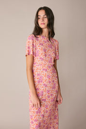 Floral midi dress