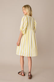 Striped cotton dress