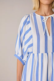 Striped cotton dress