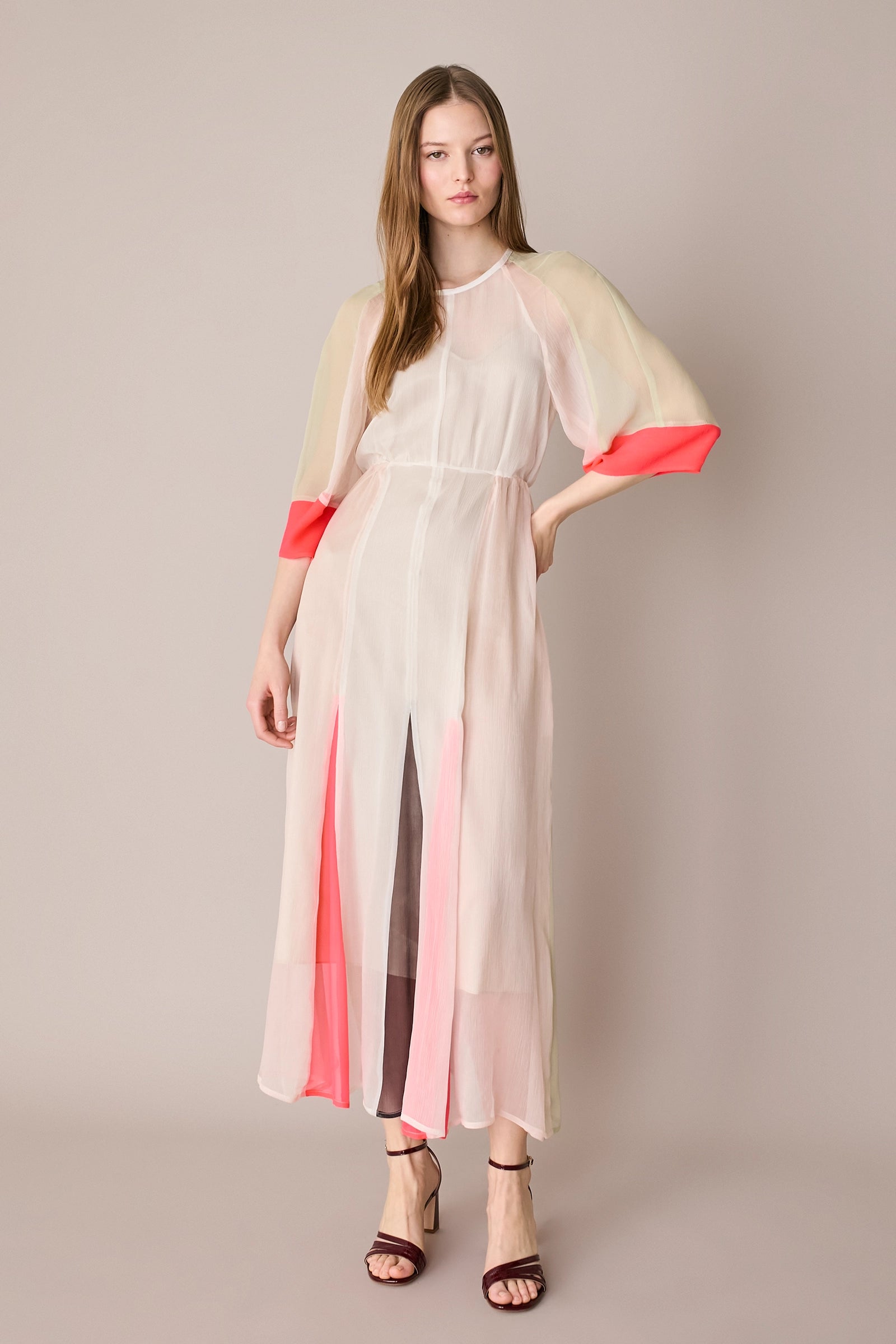 Abito Somewhere Soft in crepon di seta