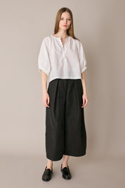 Pantaloni ampi in cotone