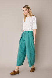 Pantaloni ampi in cotone