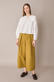 Pantaloni ampi in cotone