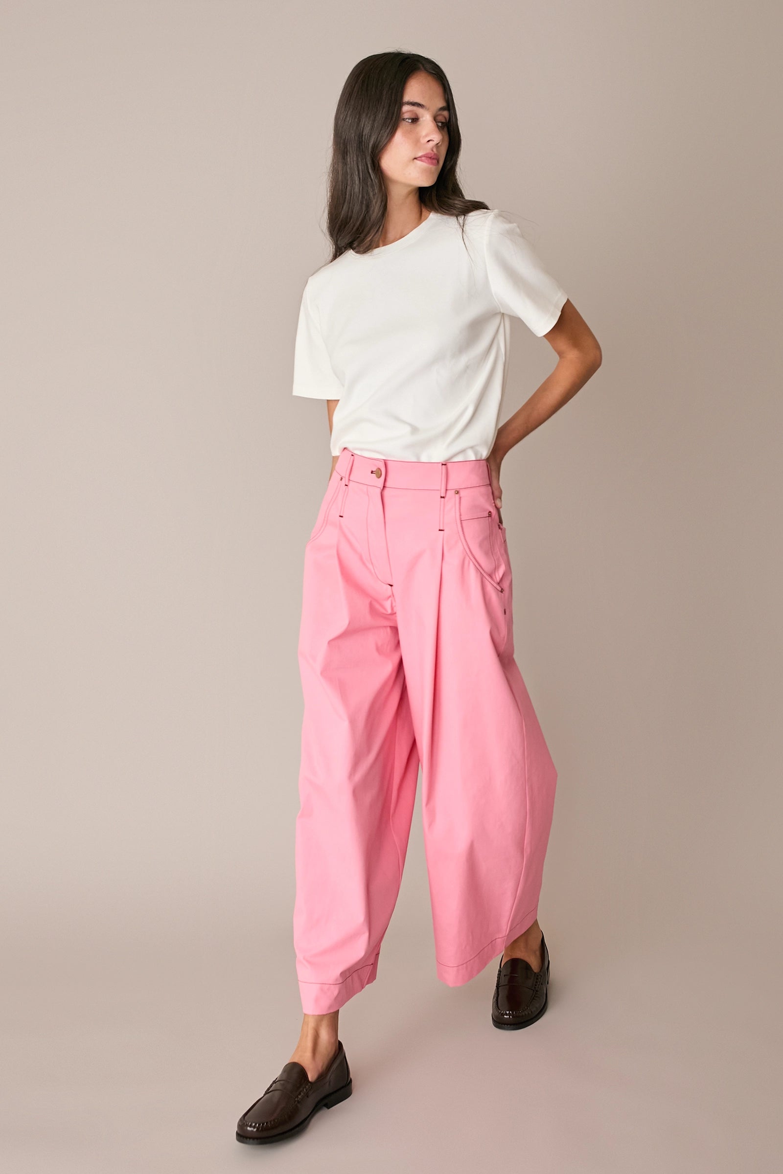 Pantaloni con impunture a contrasto – Everyday Wear