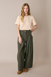 Pantaloni con impunture a contrasto – Everyday Wear
