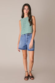 Shorts 5 tasche in denim
