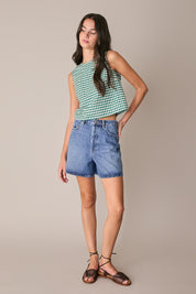 Shorts 5 tasche in denim
