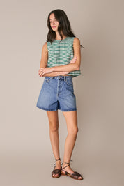 Shorts 5 tasche in denim